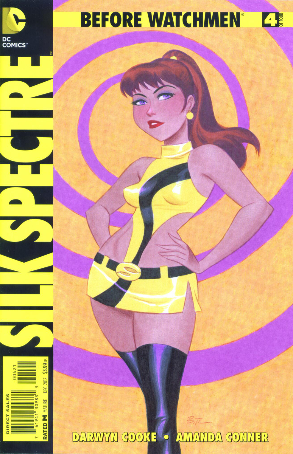 before watchmen silk spectre statue