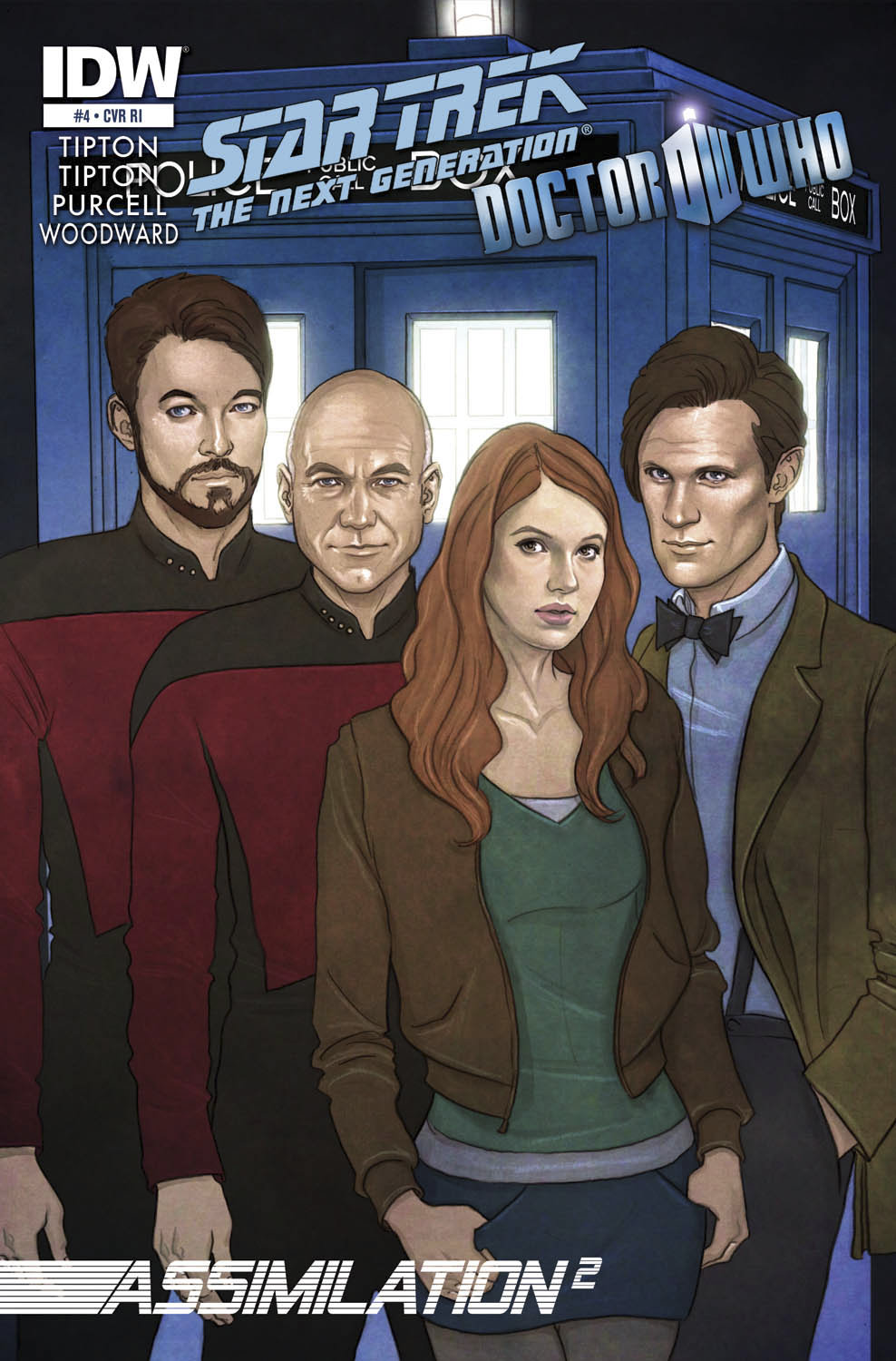 MAY120408 - STAR TREK TNG DOCTOR WHO ASSIMILATION #3 - Previews World