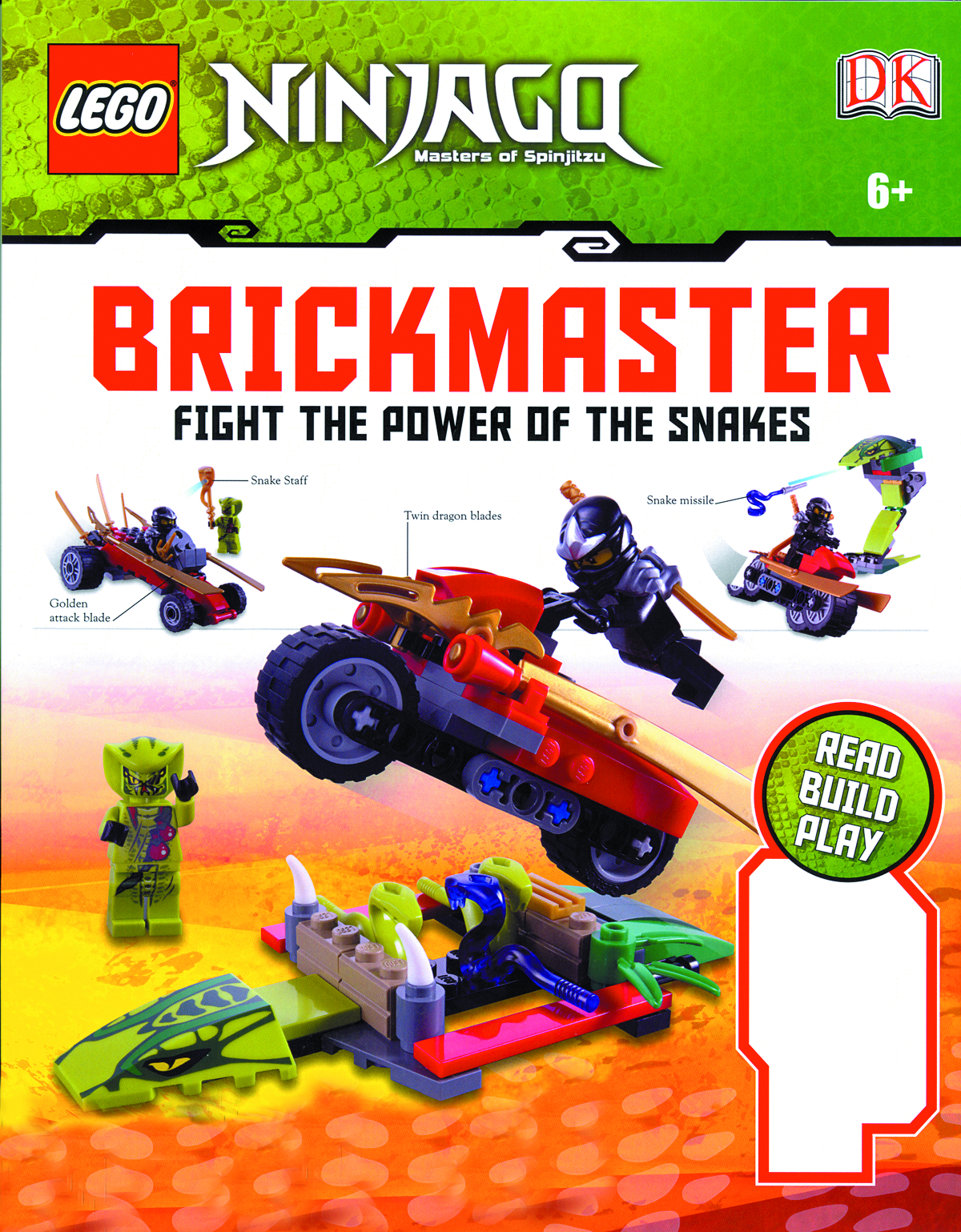 SEP121716 LEGO NINJAGO BRICKMASTER FIGHT POWER OF SNAKES HC