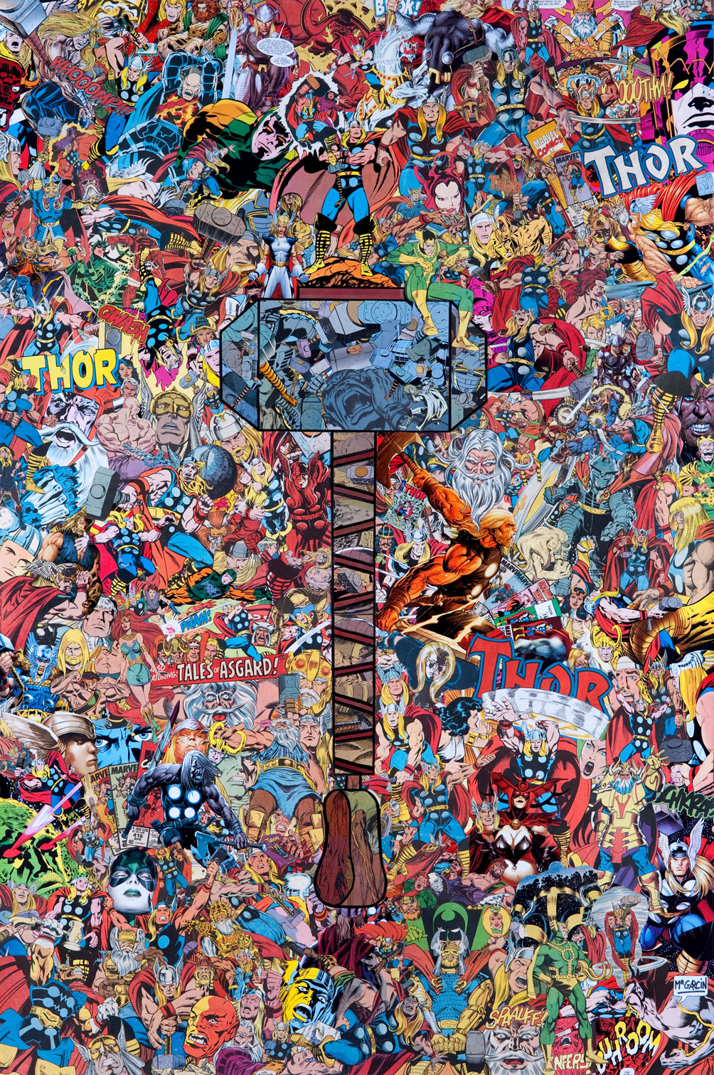 MIGHTY THOR #22 COLLAGE VAR (PP #1034)