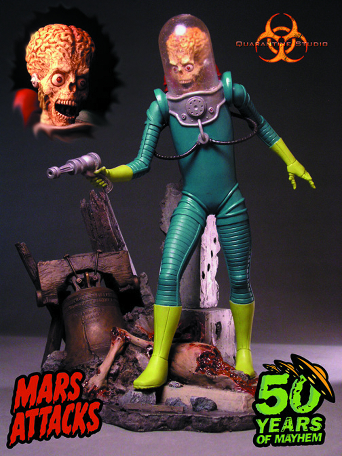 mars attacks statue