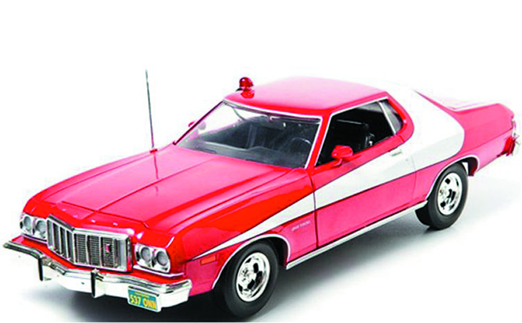 OCT121643 - STARSKY & HUTCH 74 GRAN TORINO 1/18 DIE-CAST