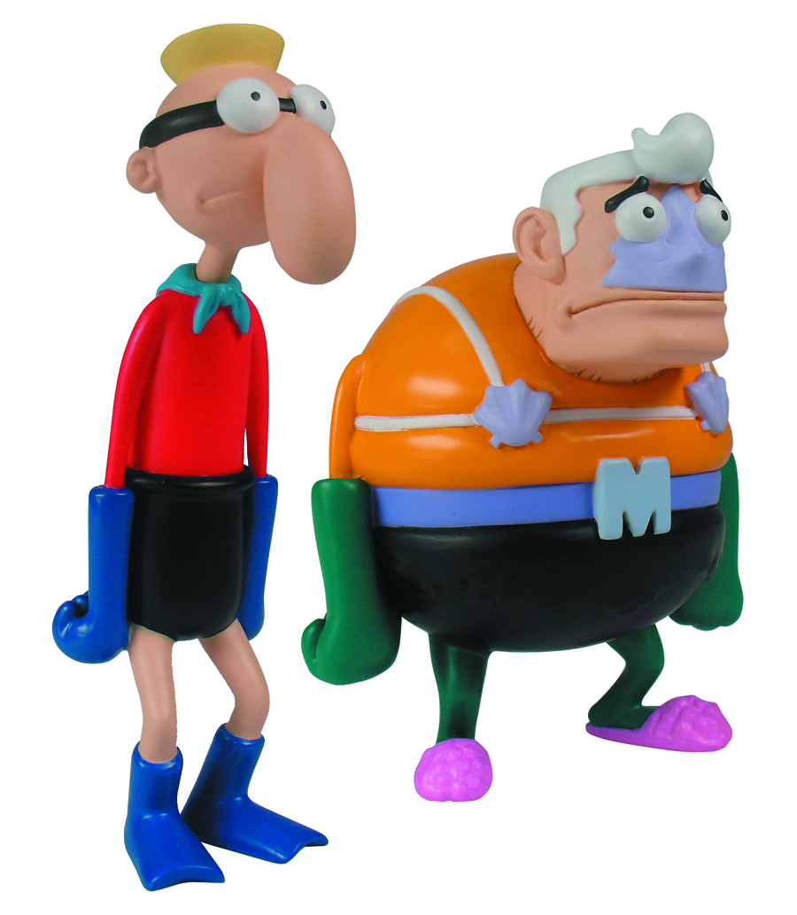 Mermaid man and barnacle boy hot sale action figures