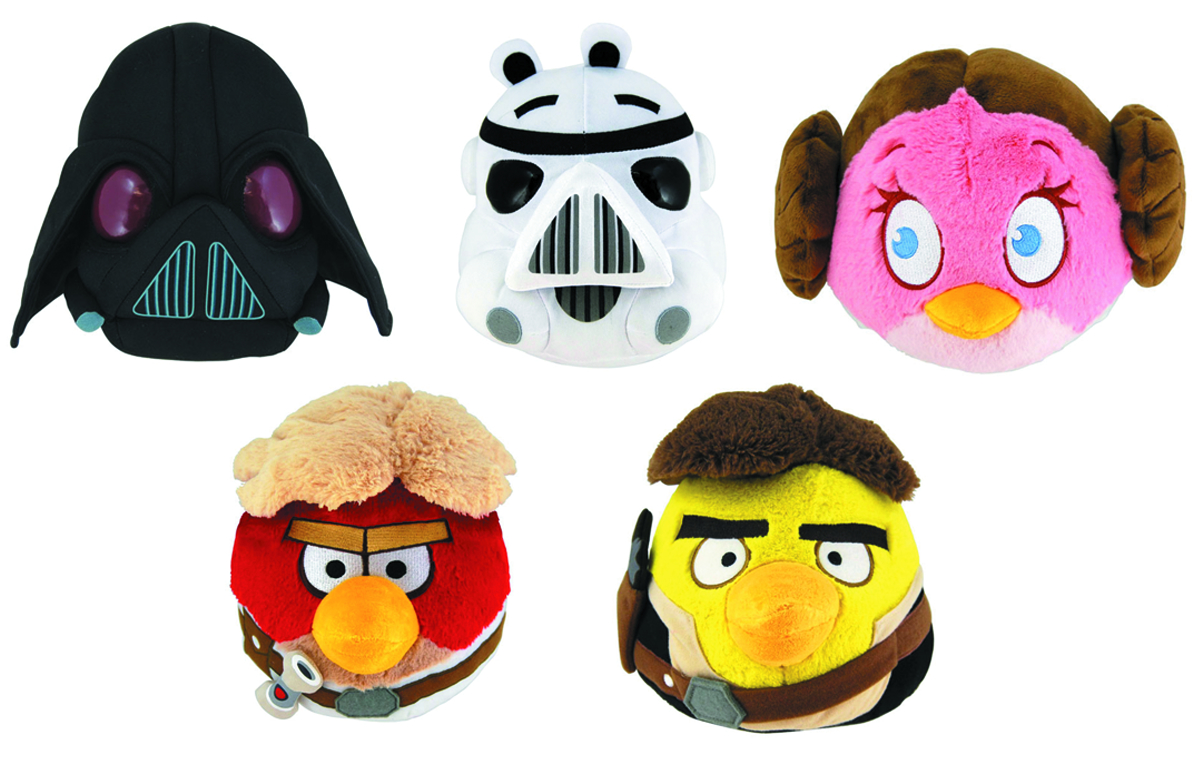 Angry birds star store wars plush toys