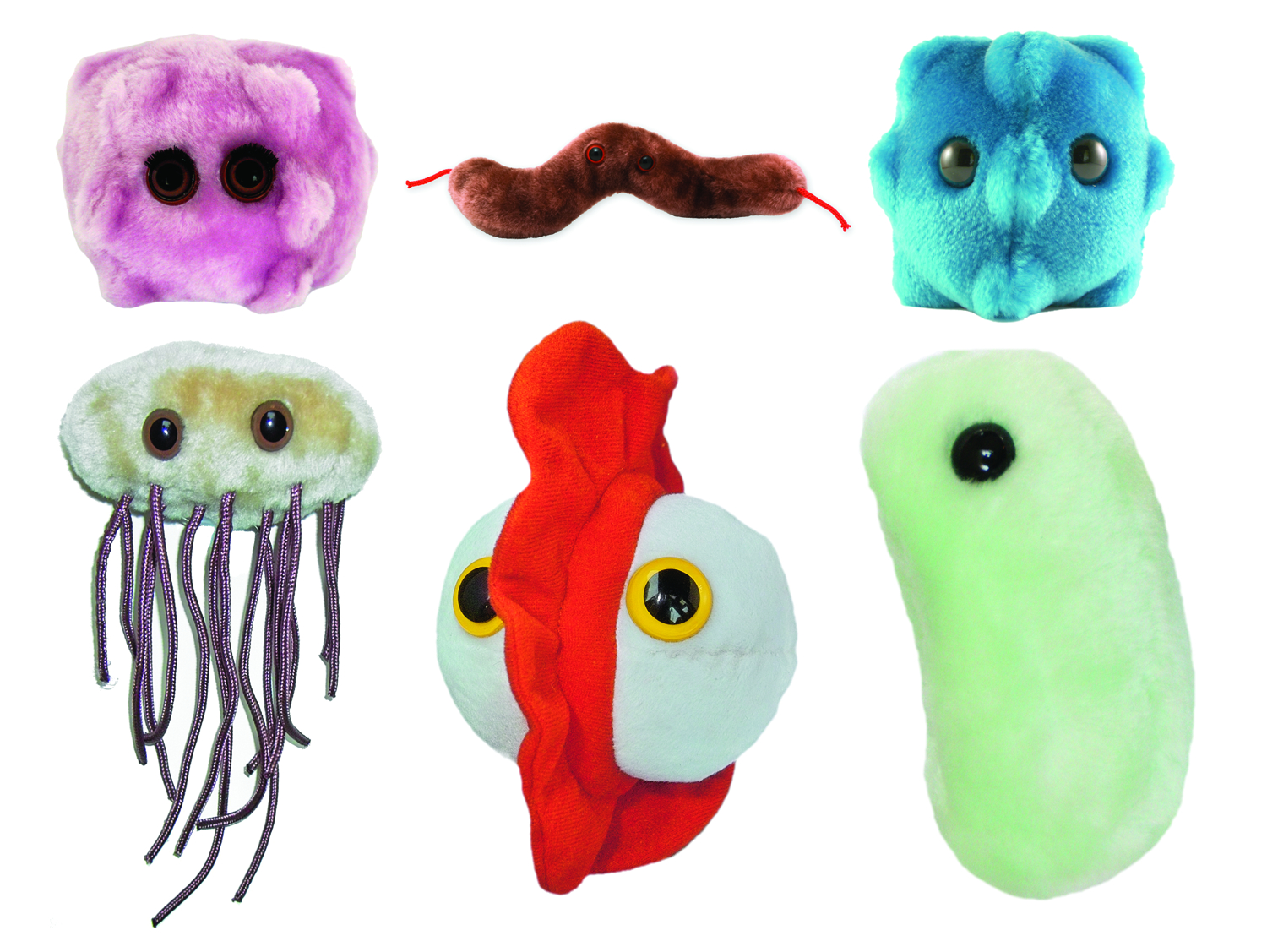 giant microbes plush toys