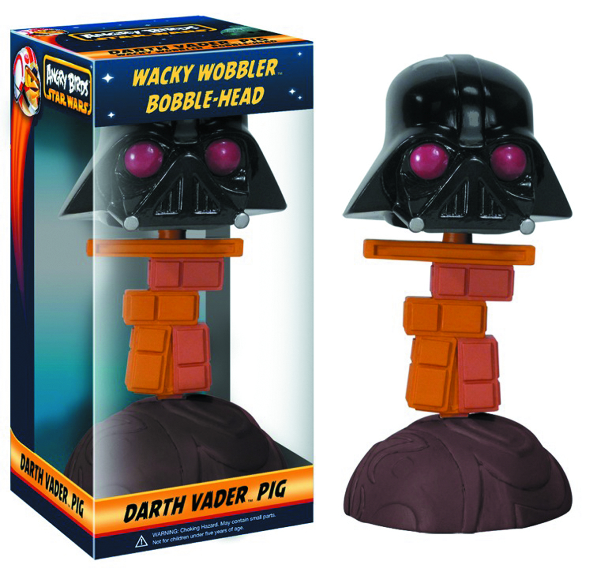 DEC121825 - ANGRY BIRDS STAR WARS DARTH VADER PIG WACKY WOBBLER