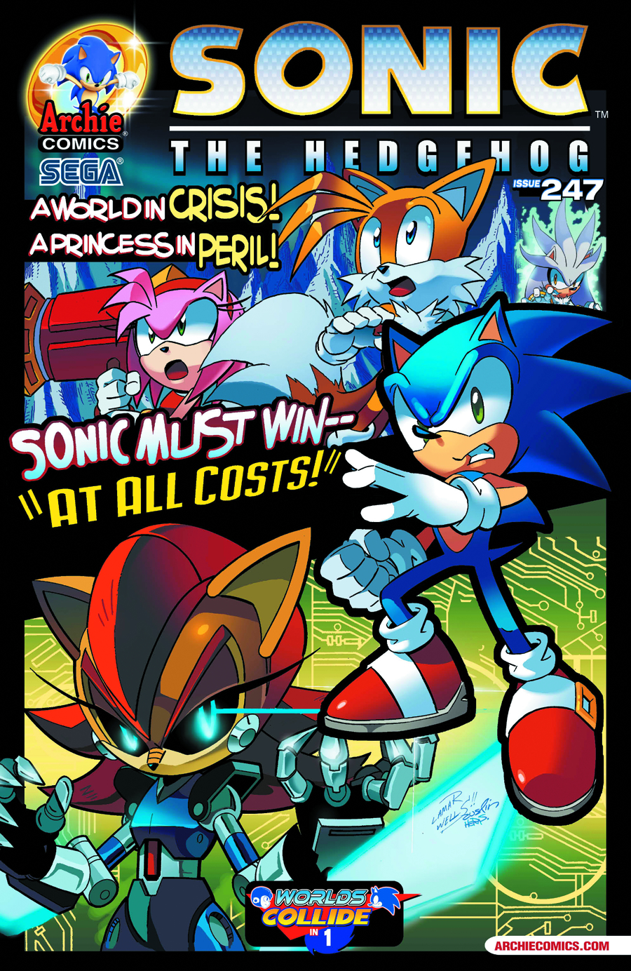 JUN231445 - SONIC THE HEDGEHOG #64 CVR A LAWRENCE - Previews World