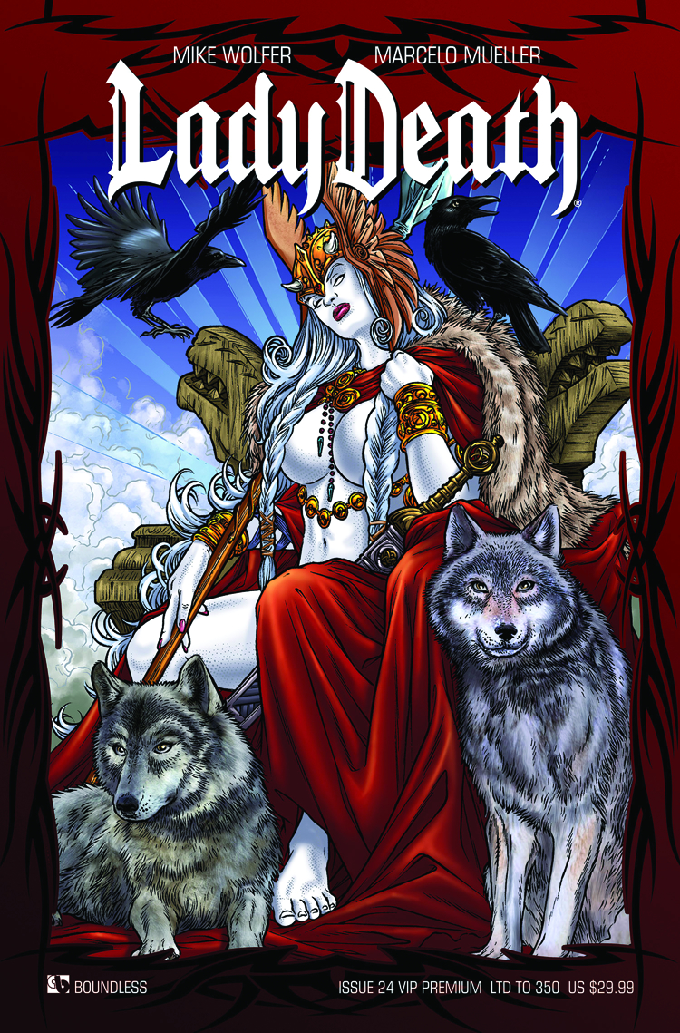 JAN151216 - LADY DEATH (ONGOING) #24 VIP ULTRA PREMIUM CVR (RES) (MR) - Previews  World