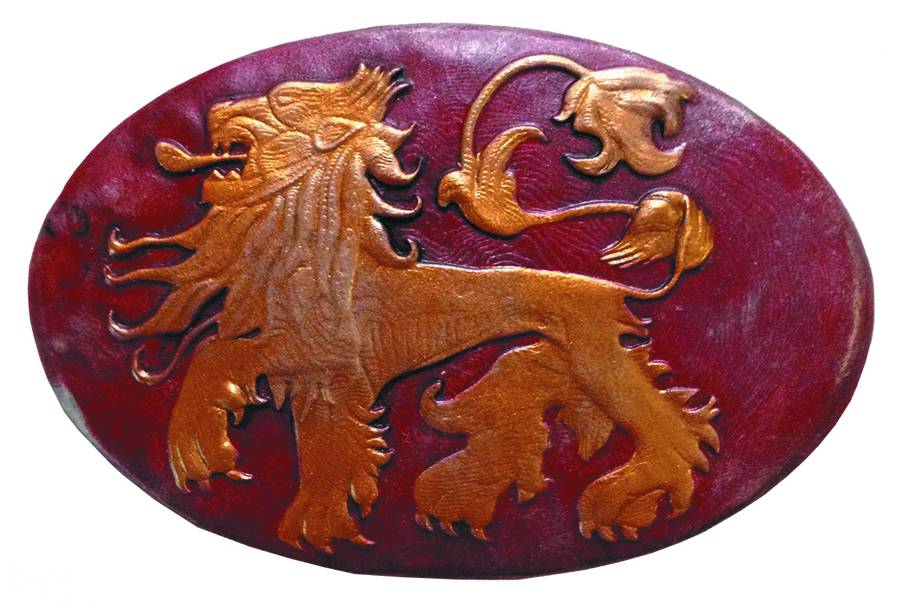 GAME OF THRONES PIN SHIELD LANNISTER