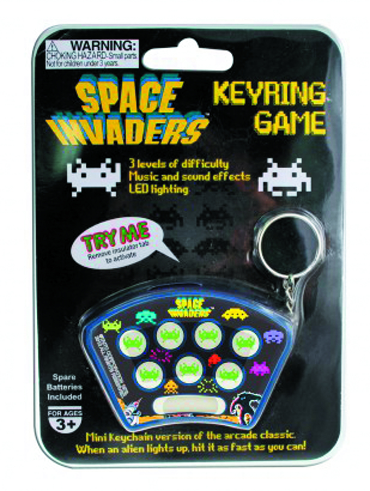 Nov Space Invaders Keychain Game Previews World