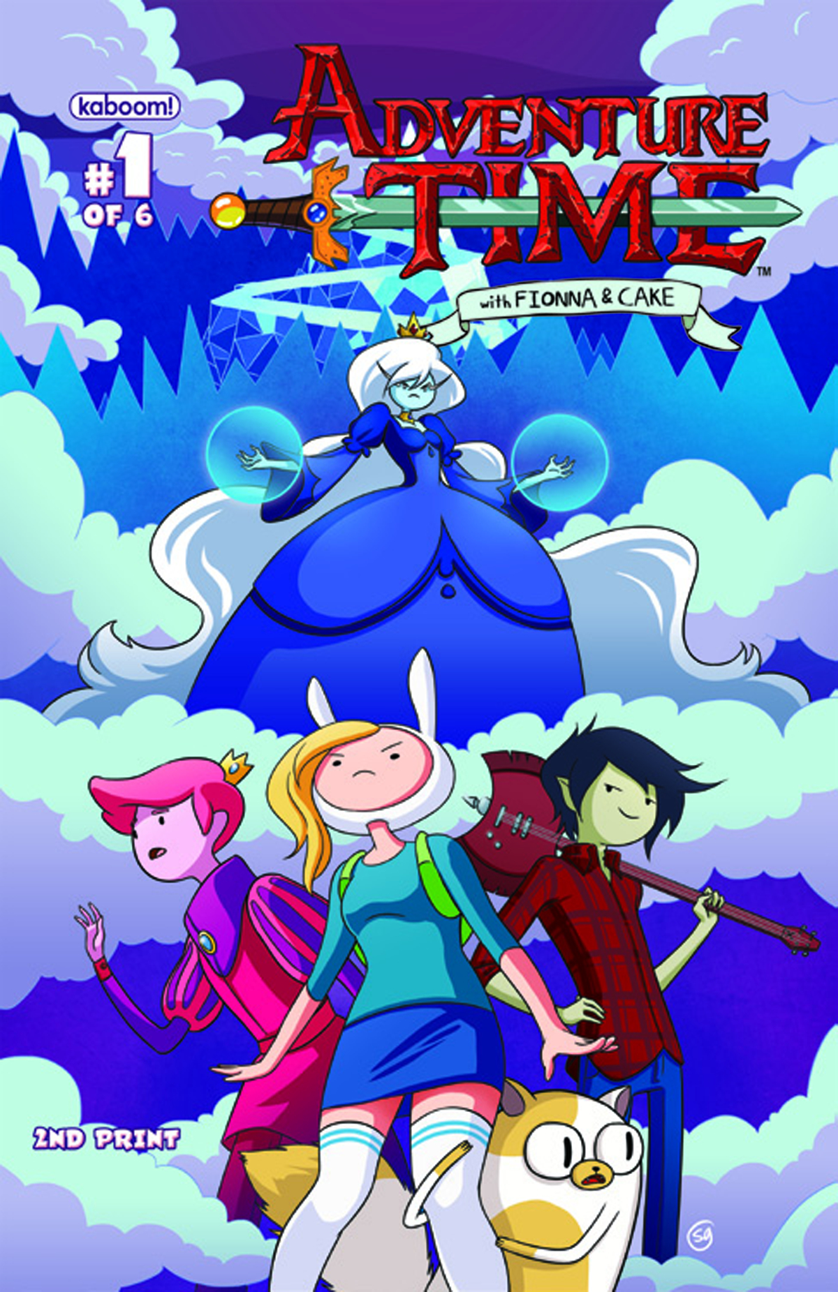 NOV128197 ADVENTURE TIME FIONNA & CAKE 1 (OF 6) 2ND PTG (PP 1058