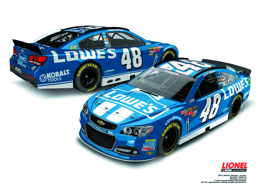 2012 Jimmy Johnson store Lowes 1/24 Scale