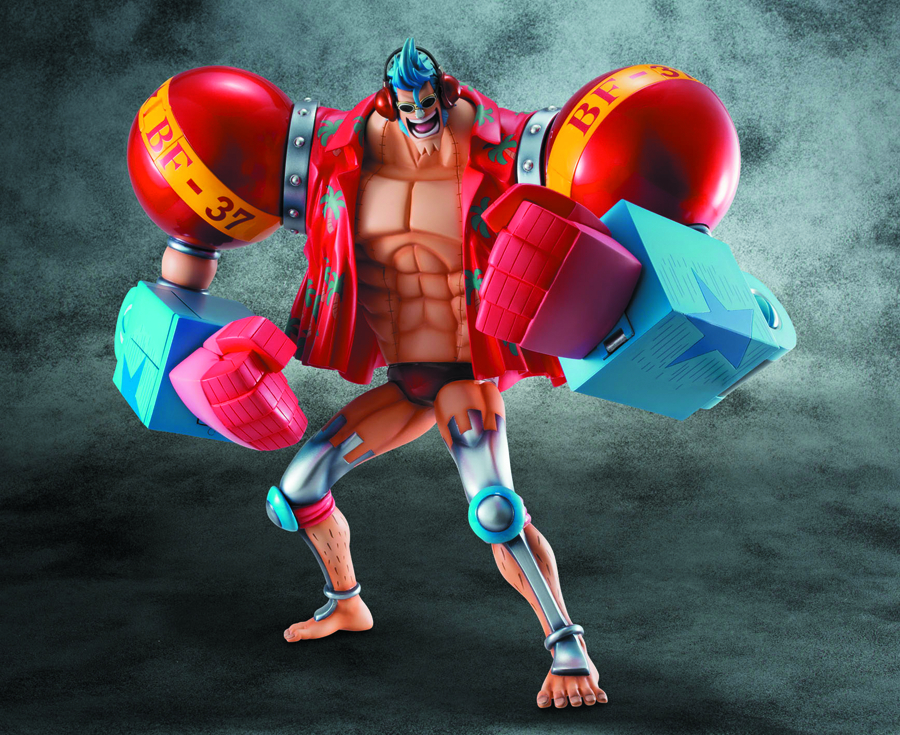 DEC128312 - ONE PIECE POP SA-MAX ARMORED FRANKY EX MODEL FIG