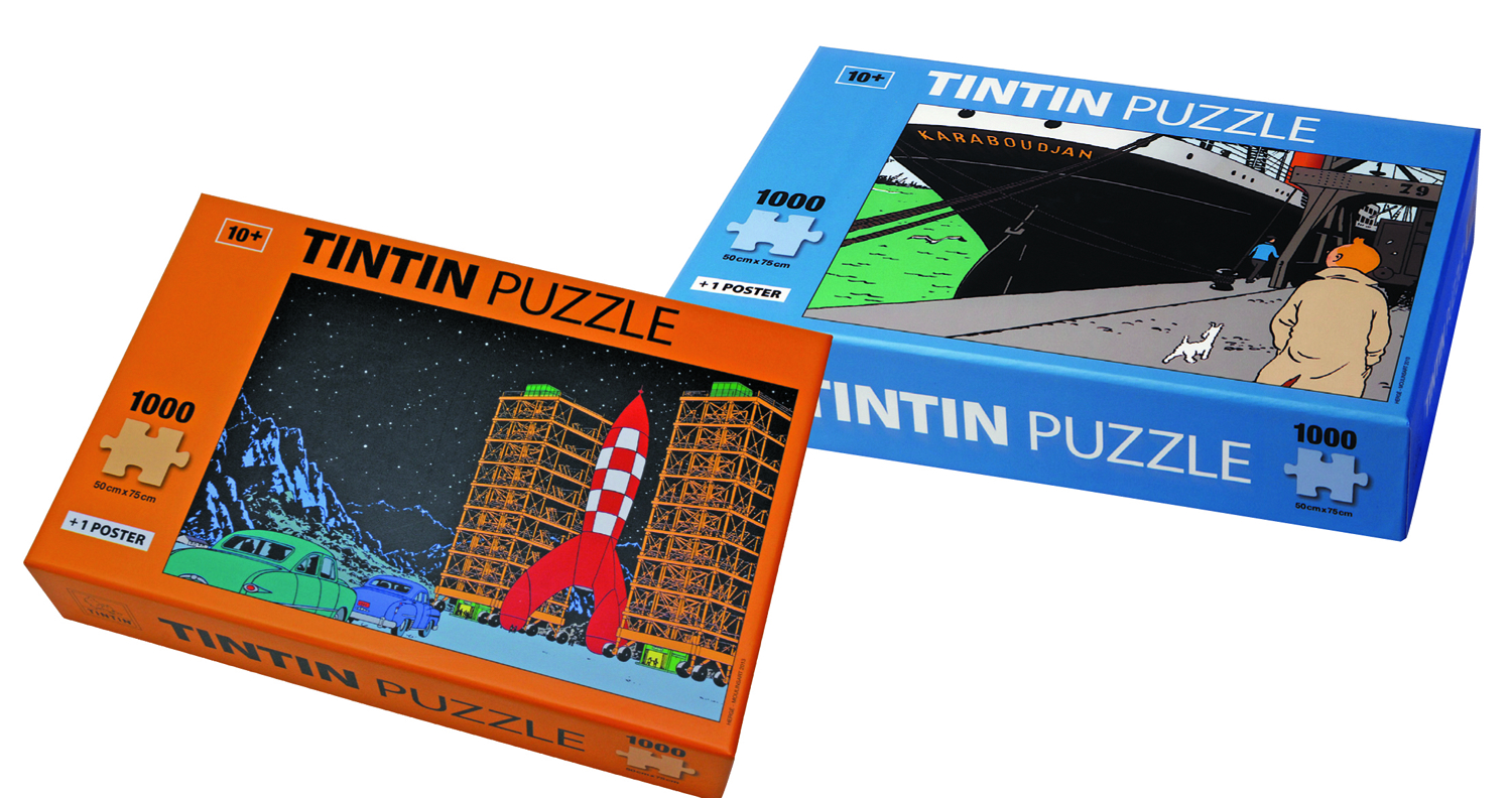 APR131987 - TINTIN ROCKET PUZZLE - Previews World