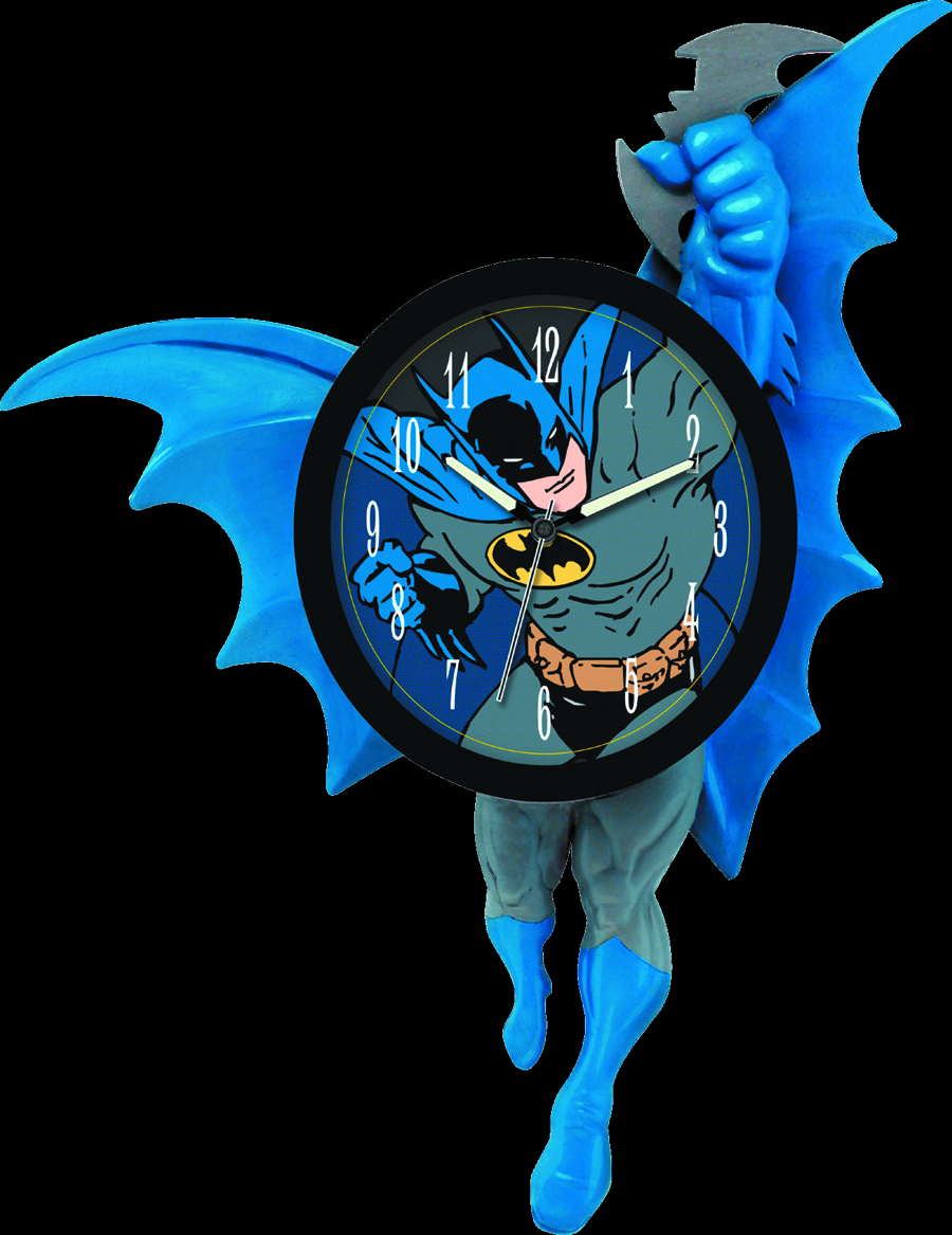 APR132043 - BATMAN 3D MOTION WALL CLOCK - Previews World