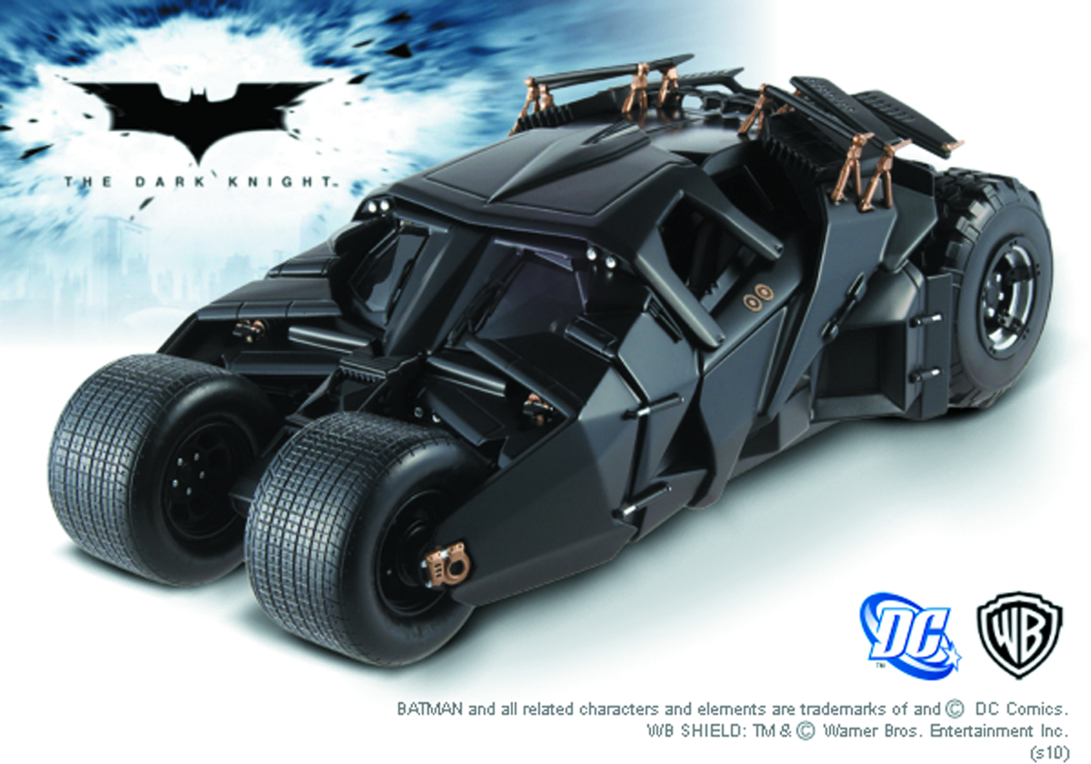 JAN138282 - HW ELITE DARK KNIGHT TRIL BATMOBILE 1/18 DIE-CAST