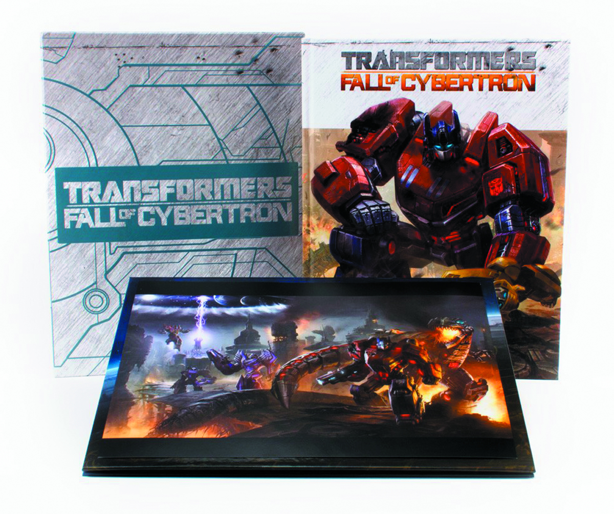 FEB138163 - TRANSFORMERS ART OF FALL OF CYBERTRON HC RED LABEL ED