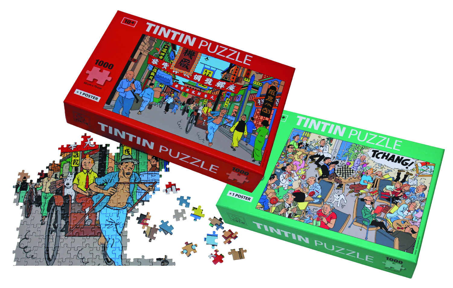 Puzzle Tintin La rue de Shanghai - 1000 pièces