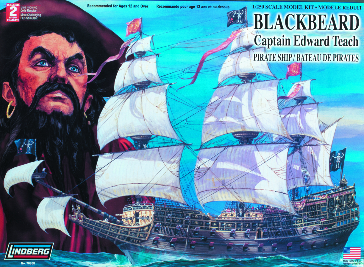 JUN131971 - LINDBERG BLACKBEARD PIRATE SHIP 1/130 MOD KIT - Previews World