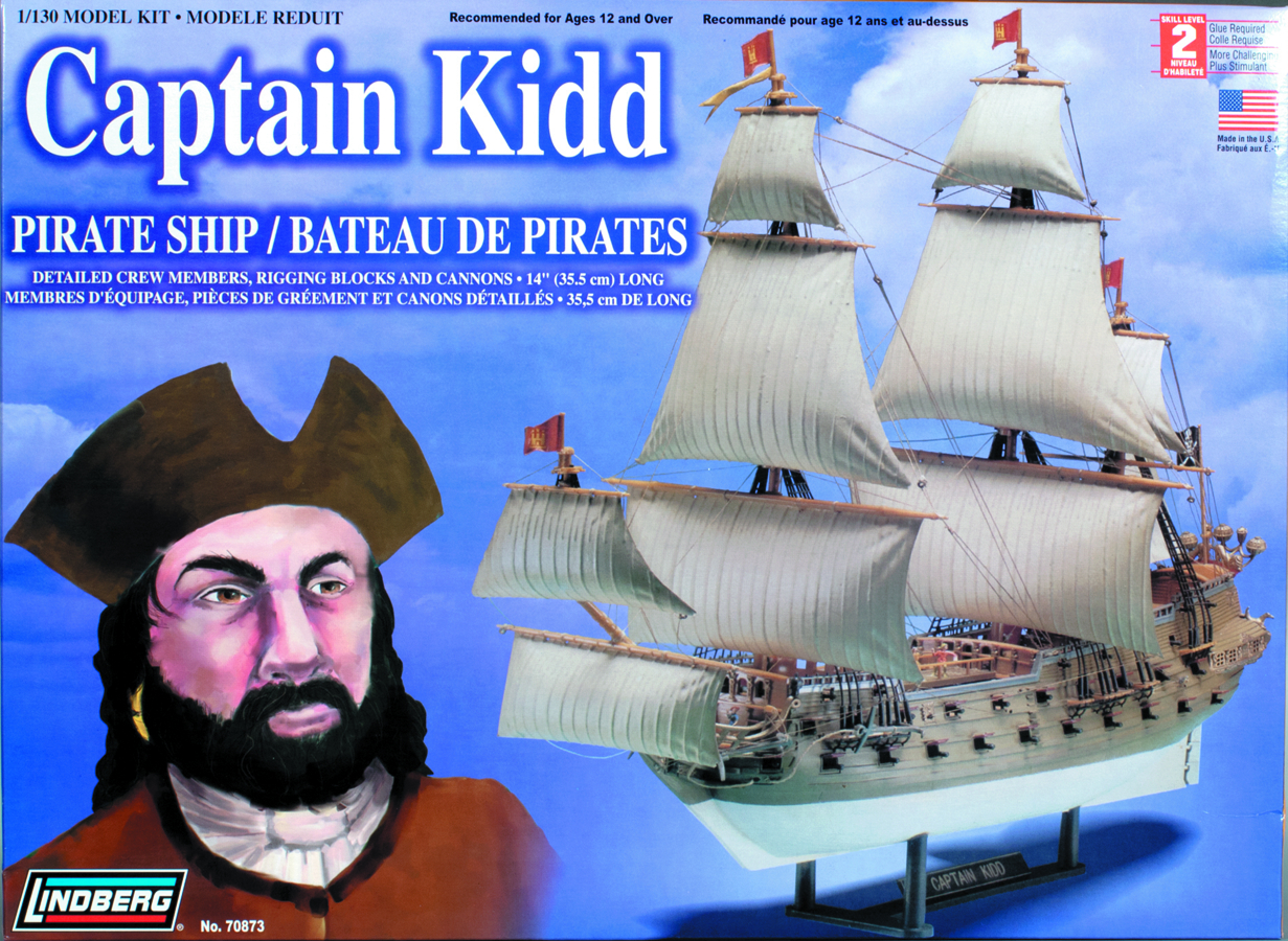 JUN131973 - LINDBERG CAPTAIN KIDD PIRATE SHIP 1/130 MOD KIT - Previews ...