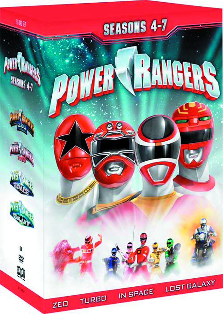 JUN132484 - MIGHTY MORPHIN POWER RANGERS DVD SEA 04-07 - Previews