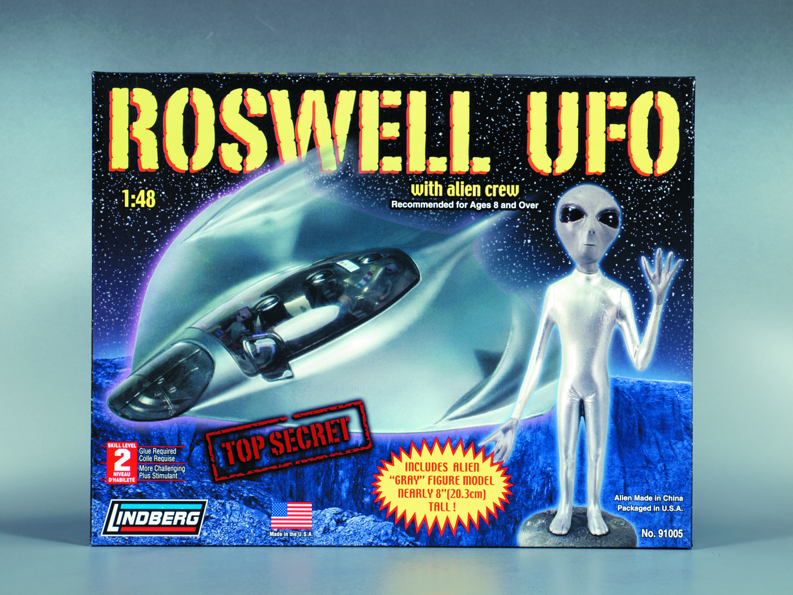 JUL131934 - LINDBERG ROSWELL UFO 1/48 SCALE MODEL KIT - Previews World