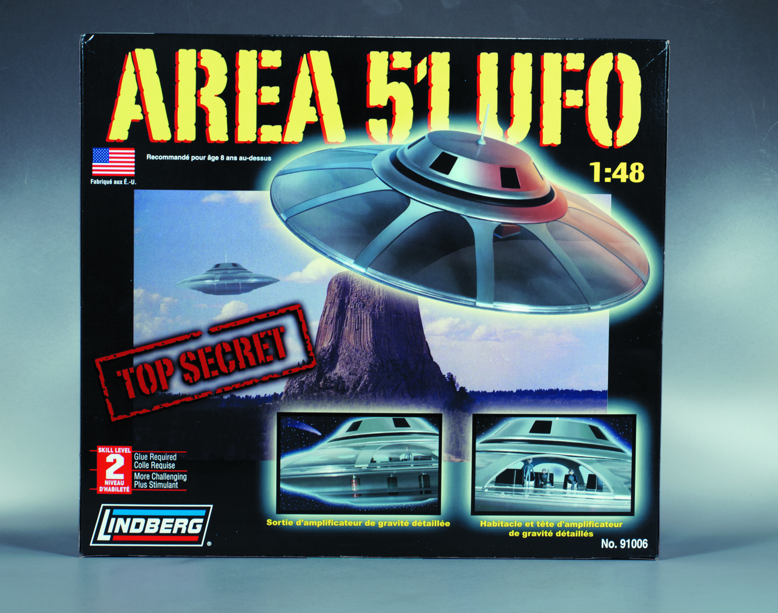 JUL131933 - LINDBERG AREA 51 UFO 1/48 SCALE MODEL KIT - Previews World