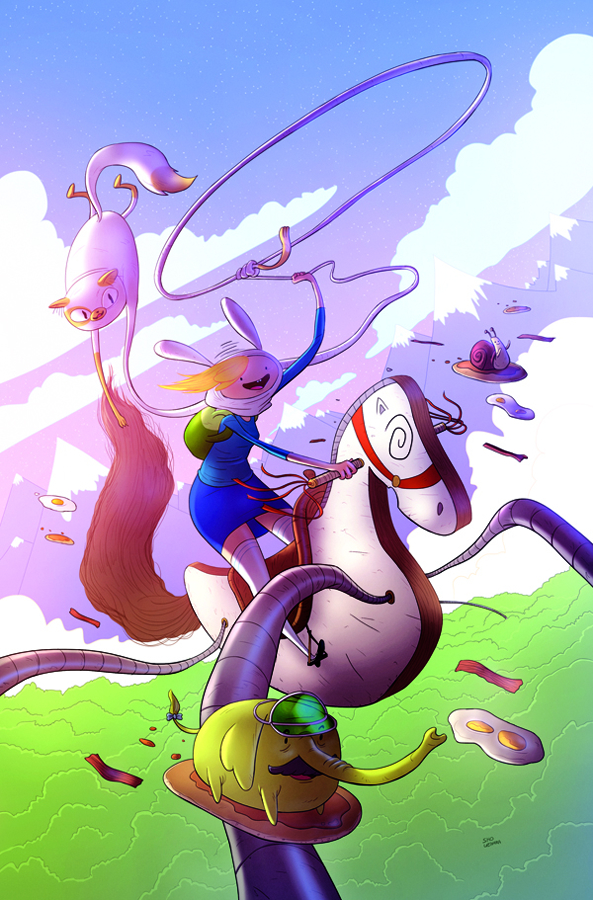 Adventure Time With Fionna and Cake by Natasha Allegri