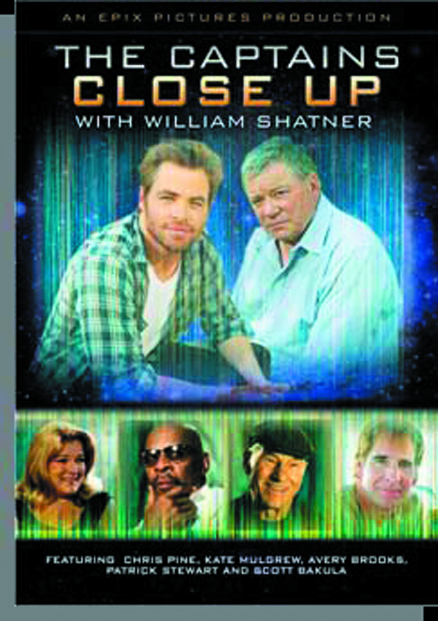 AUG132584 - CAPTAINS CLOSE UP WITH WILLIAM SHATNER DVD - Previews