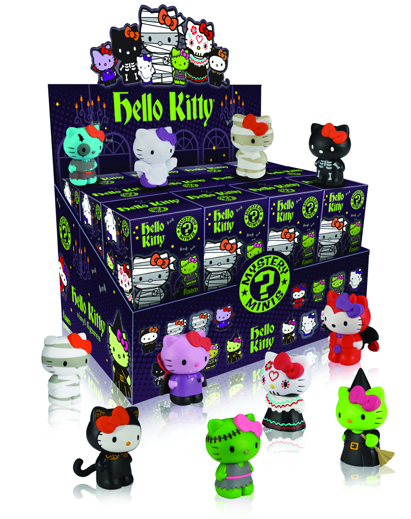 AUG132399 MYSTERY MINIS  HELLO  KITTY  24PC DISP Previews 