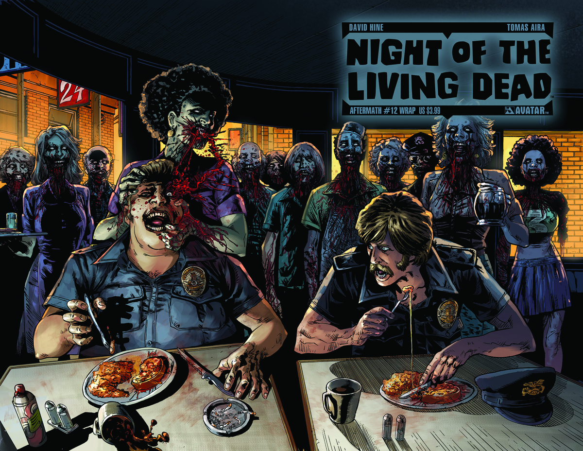 SEP130964 - NIGHT O/T LIVING DEAD AFTERMATH #12 WRAP CVR (MR 