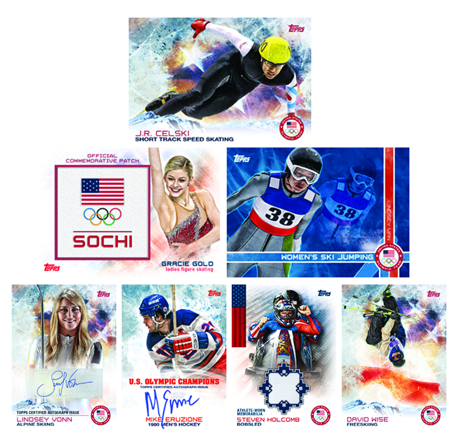 SEP131562 TOPPS 2014 WINTER OLYMPICS & HOPEFULS T/C BOX Previews World