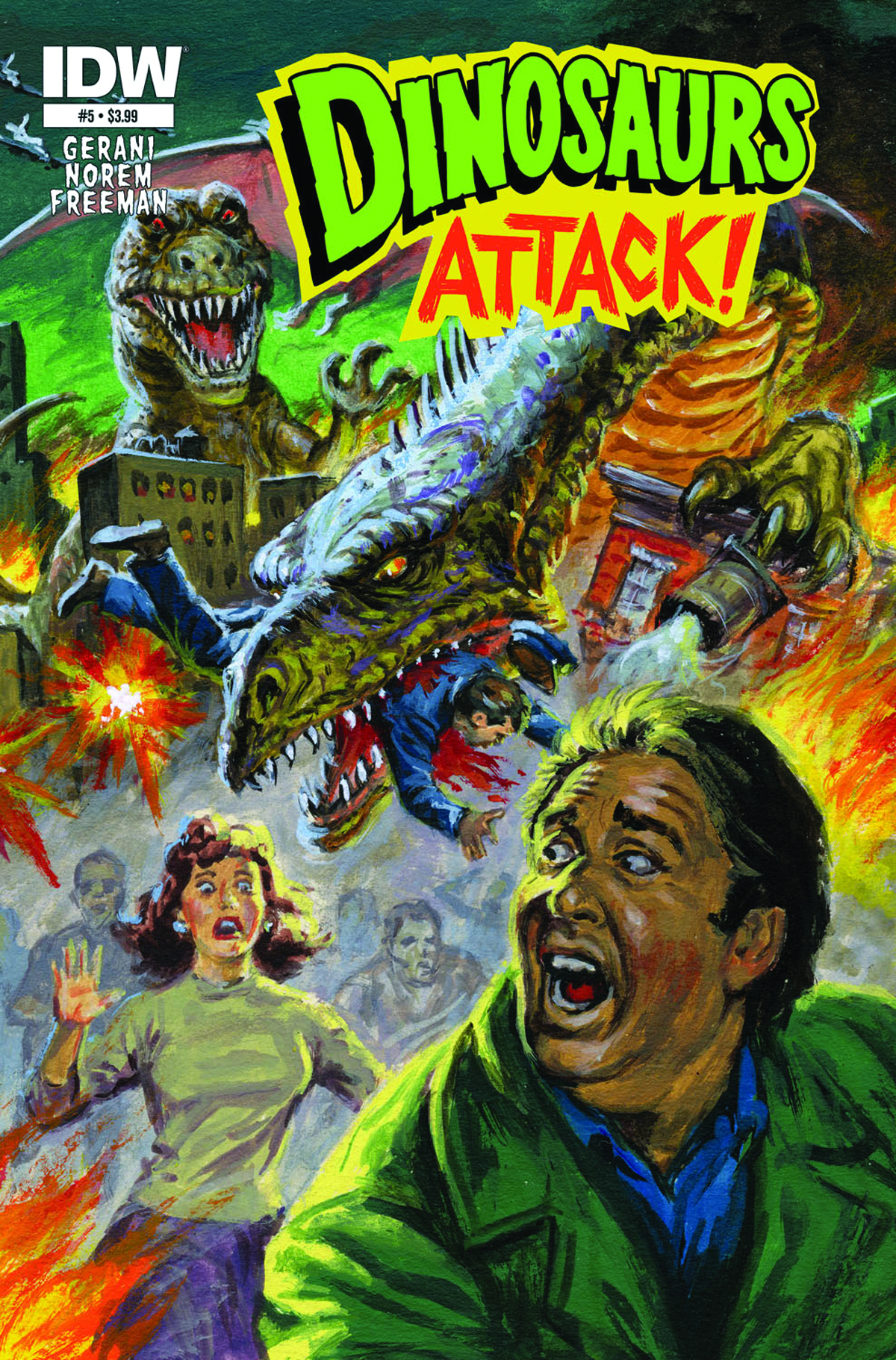 SEP130451 - DINOSAURS ATTACK 5 (OF 5) - Previews World