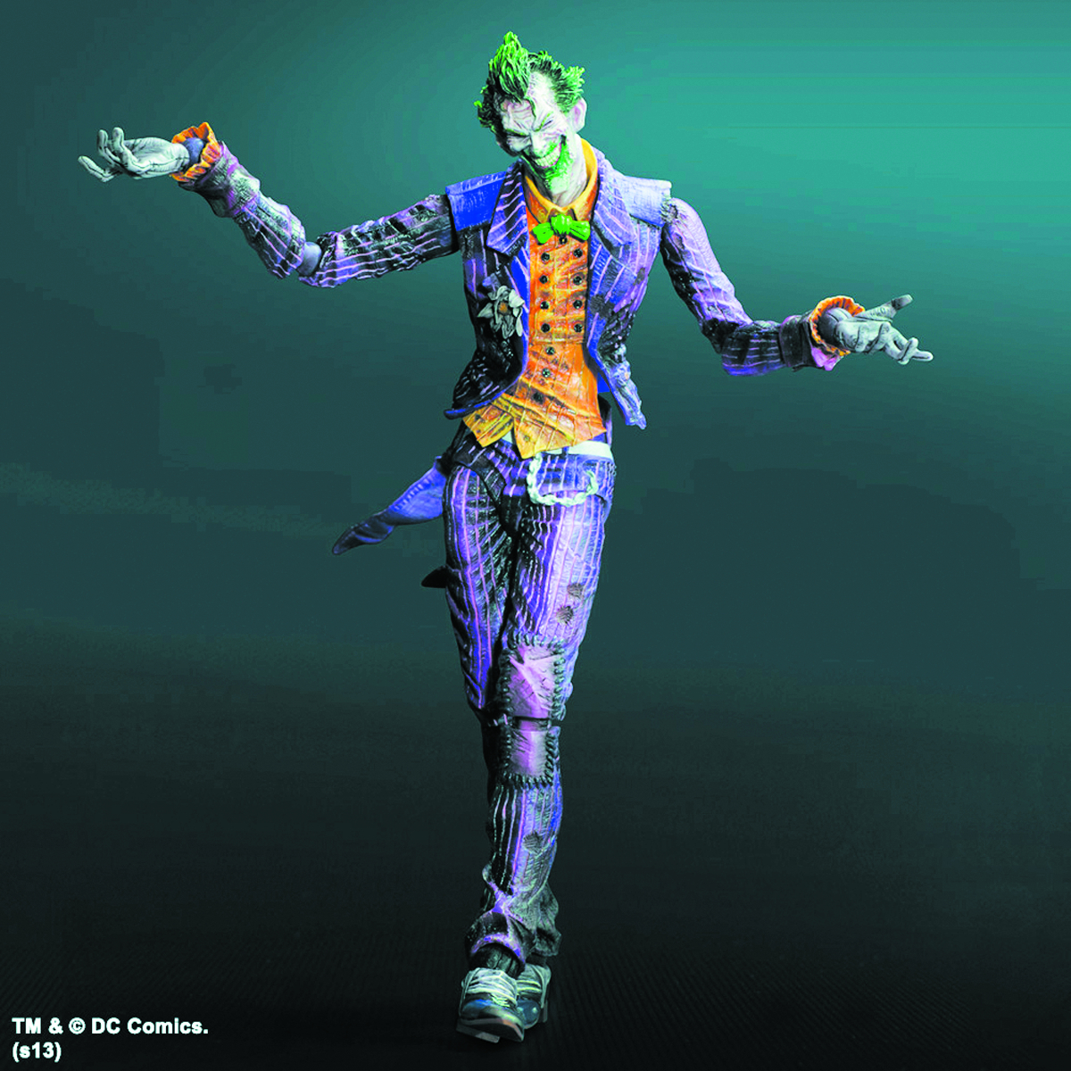 SEP132057 - BATMAN ARKHAM CITY PLAY ARTS KAI JOKER AF - Previews World