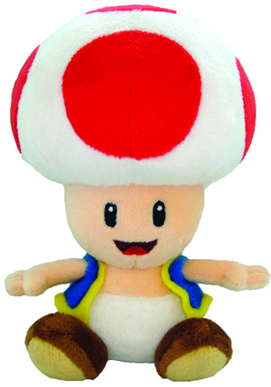 Oct131966 Super Mario Bros Toad 7in Plush Previews World 9549