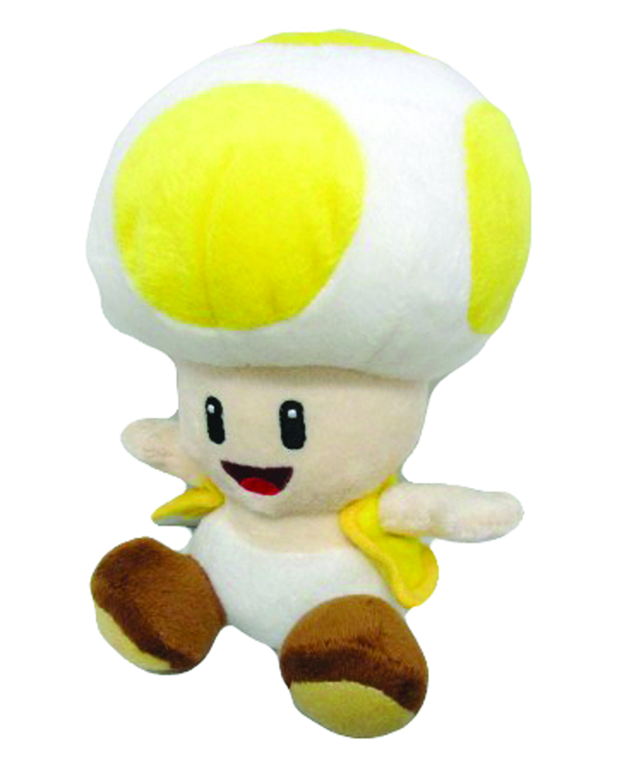 yellow toad plush