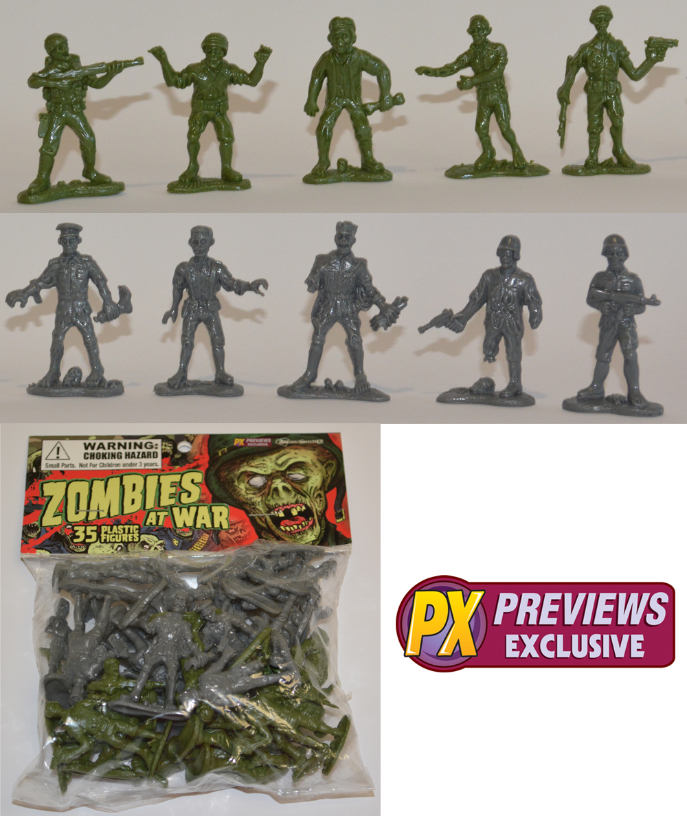 Zombies vs. Zombie Hunters Army Men Figures