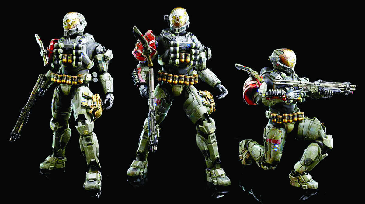 3A Three A Halo Reach Spartan Emile 1:6 scale fully poseable figure ...