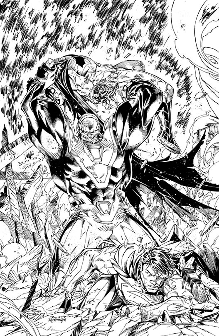 superman black and white comic