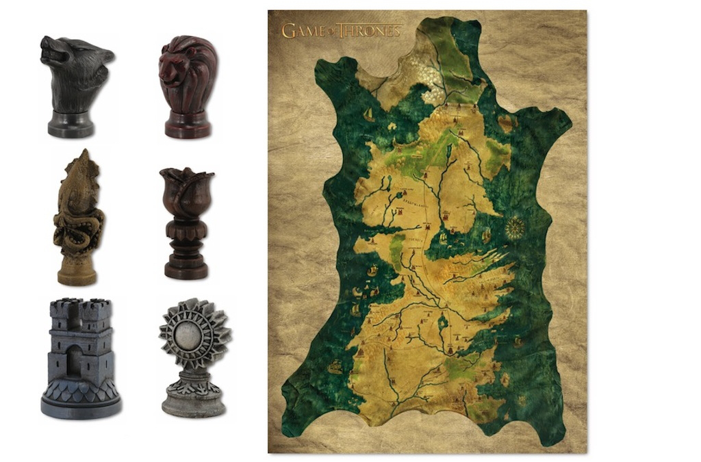 GAME OF THRONES MAP & MARKER SET