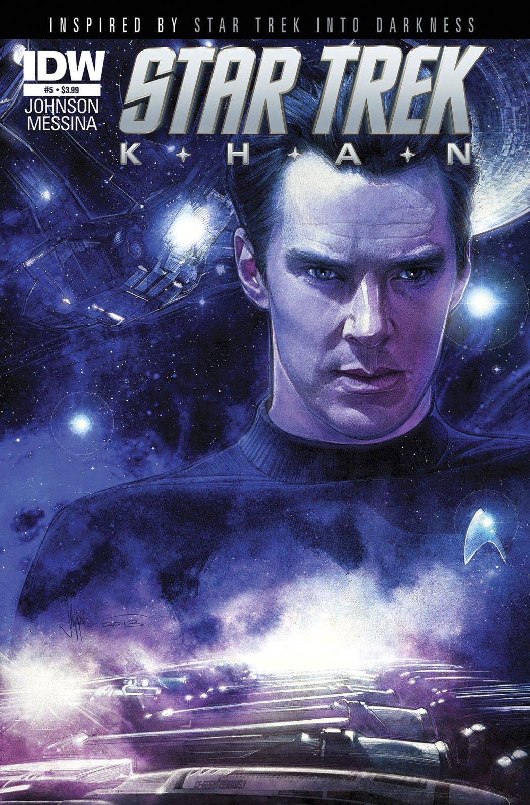 star trek khan comic book