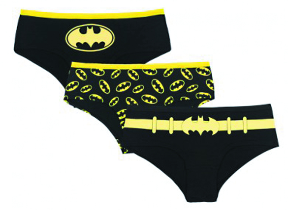 Batman Glitter Logo Yellow Panty