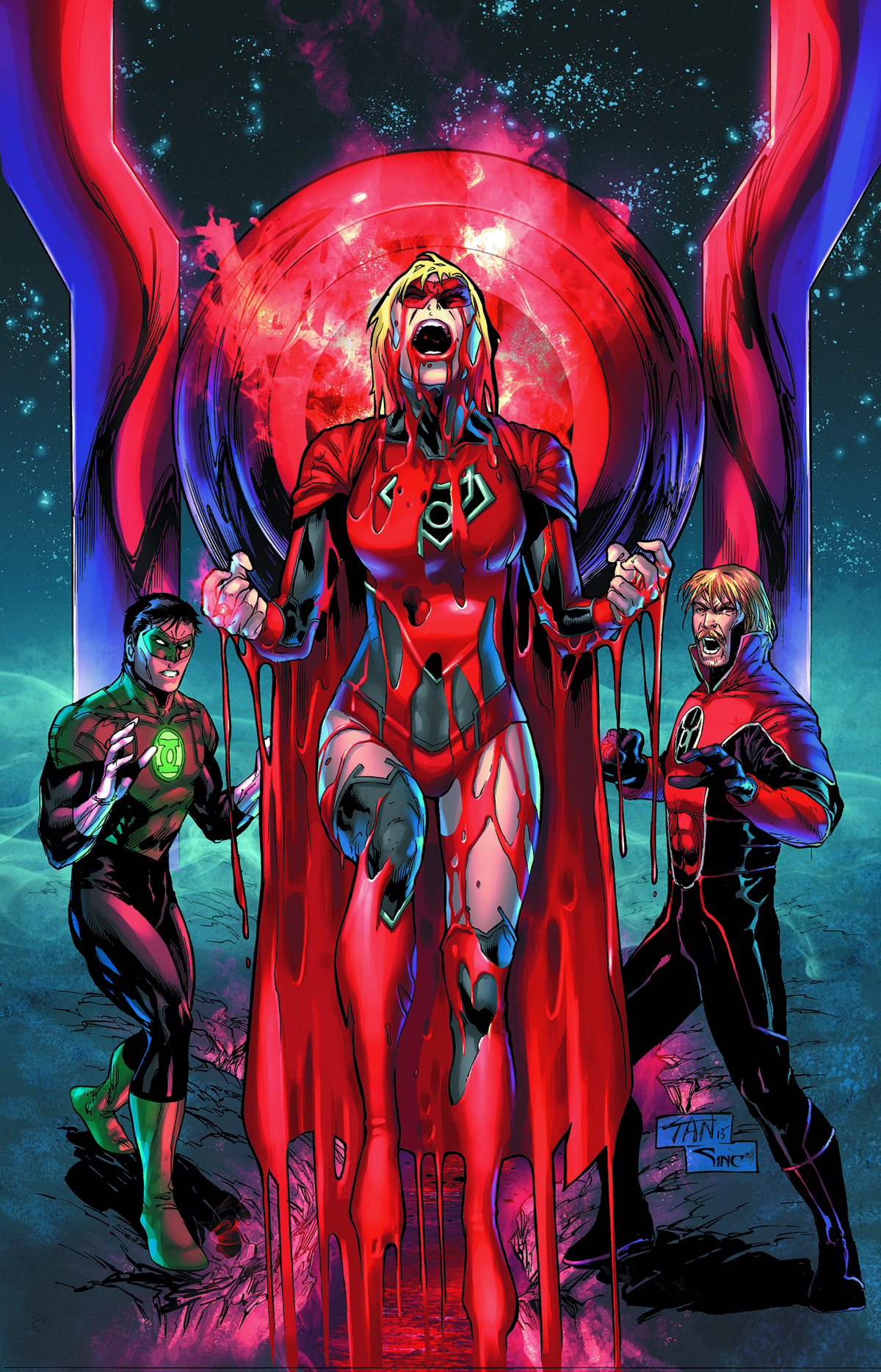 guy gardner red lantern ring