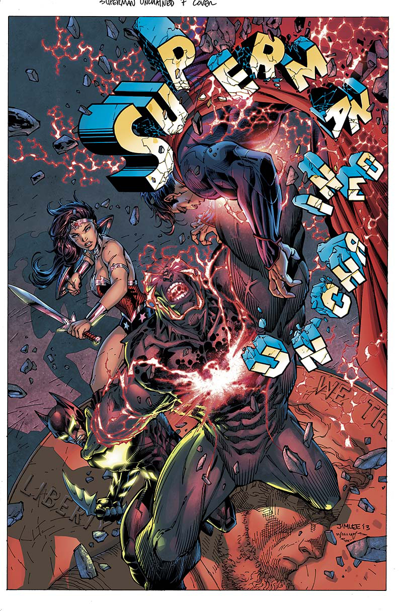 SUPERMAN UNCHAINED #7 COMBO PACK