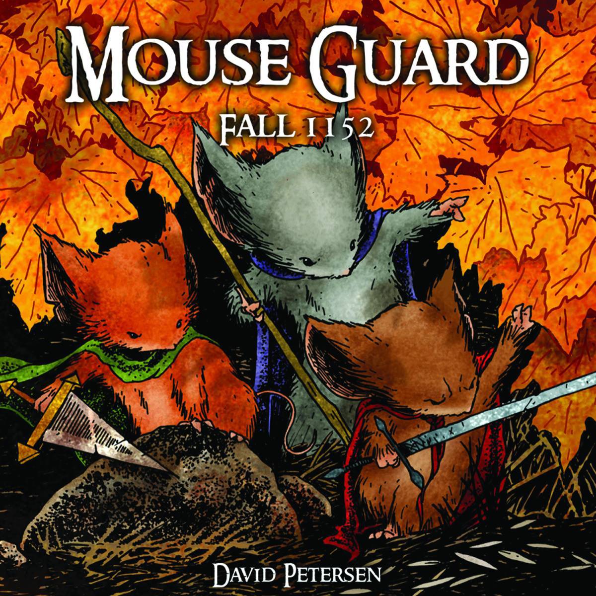 (USE FEB073160) MOUSE GUARD HC VOL 01 FALL 1152 DUST JACKET
