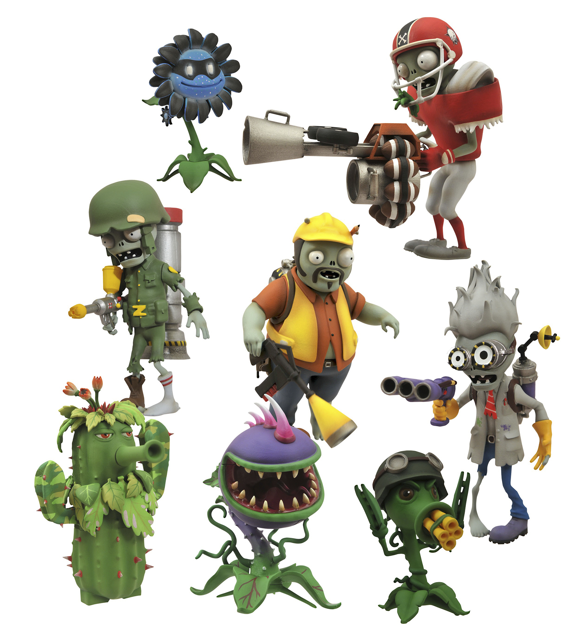 Plants vs. Zombies: Garden Warfare Soldier Zombie and Ghille