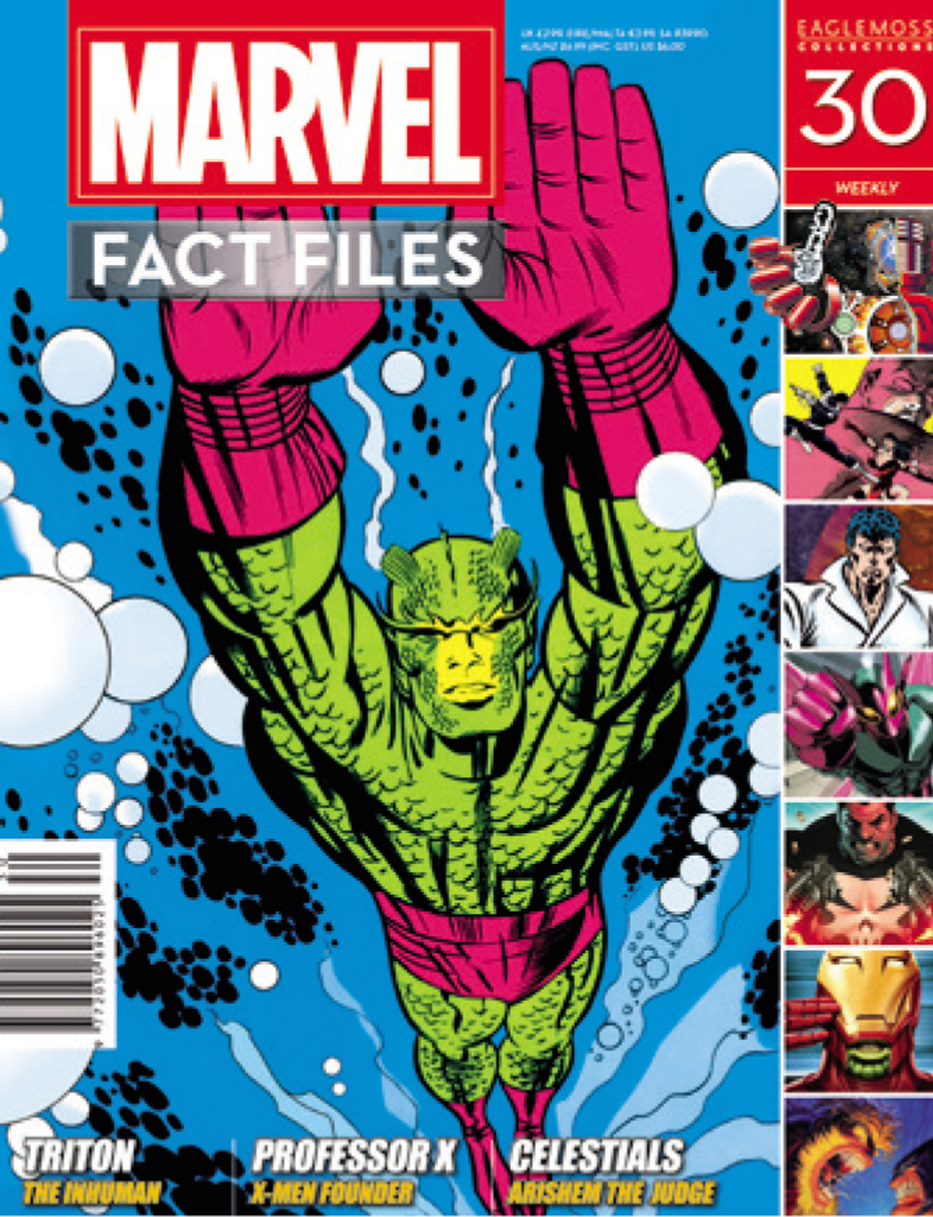 MAR141593 - MARVEL FACT FILES #30 TRITON COVER - Previews World