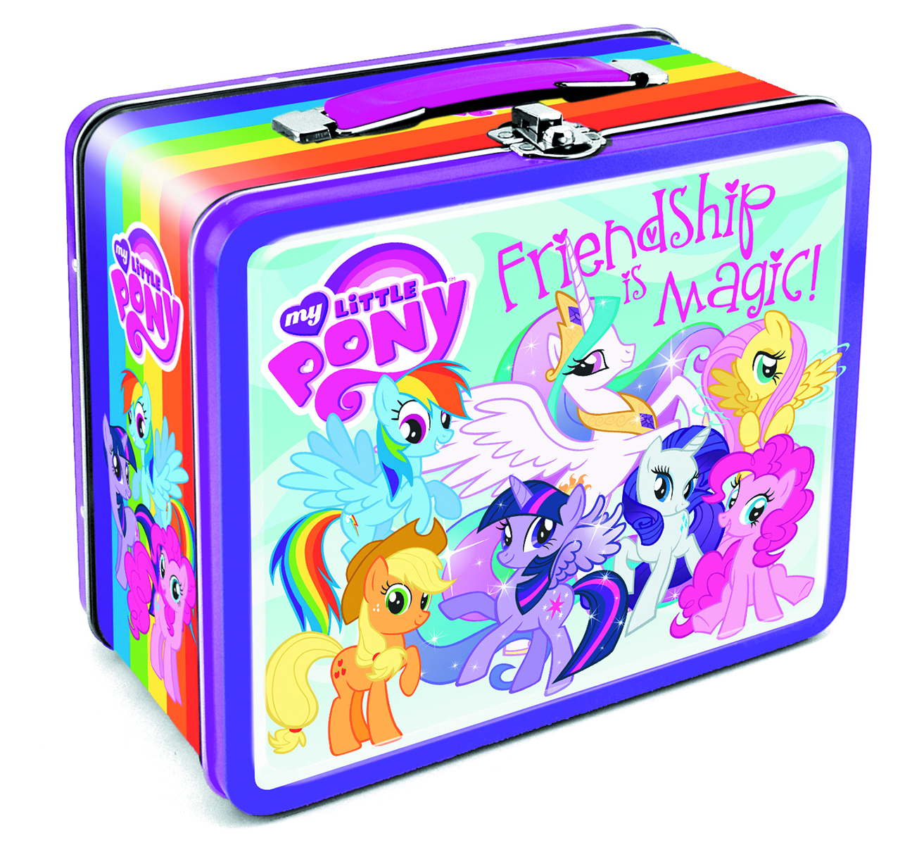 My Little Pony Metal Lunch Box with 3 ponies by Jack1set2 on DeviantArt