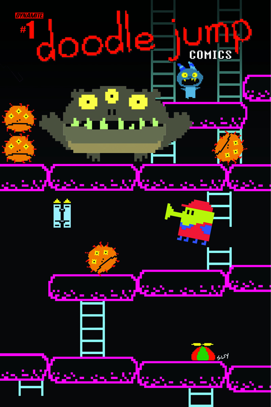 NOV141306 - DOODLE JUMP #5 CVR B VIDEO GAME HOMAGE EXC VAR - Previews World