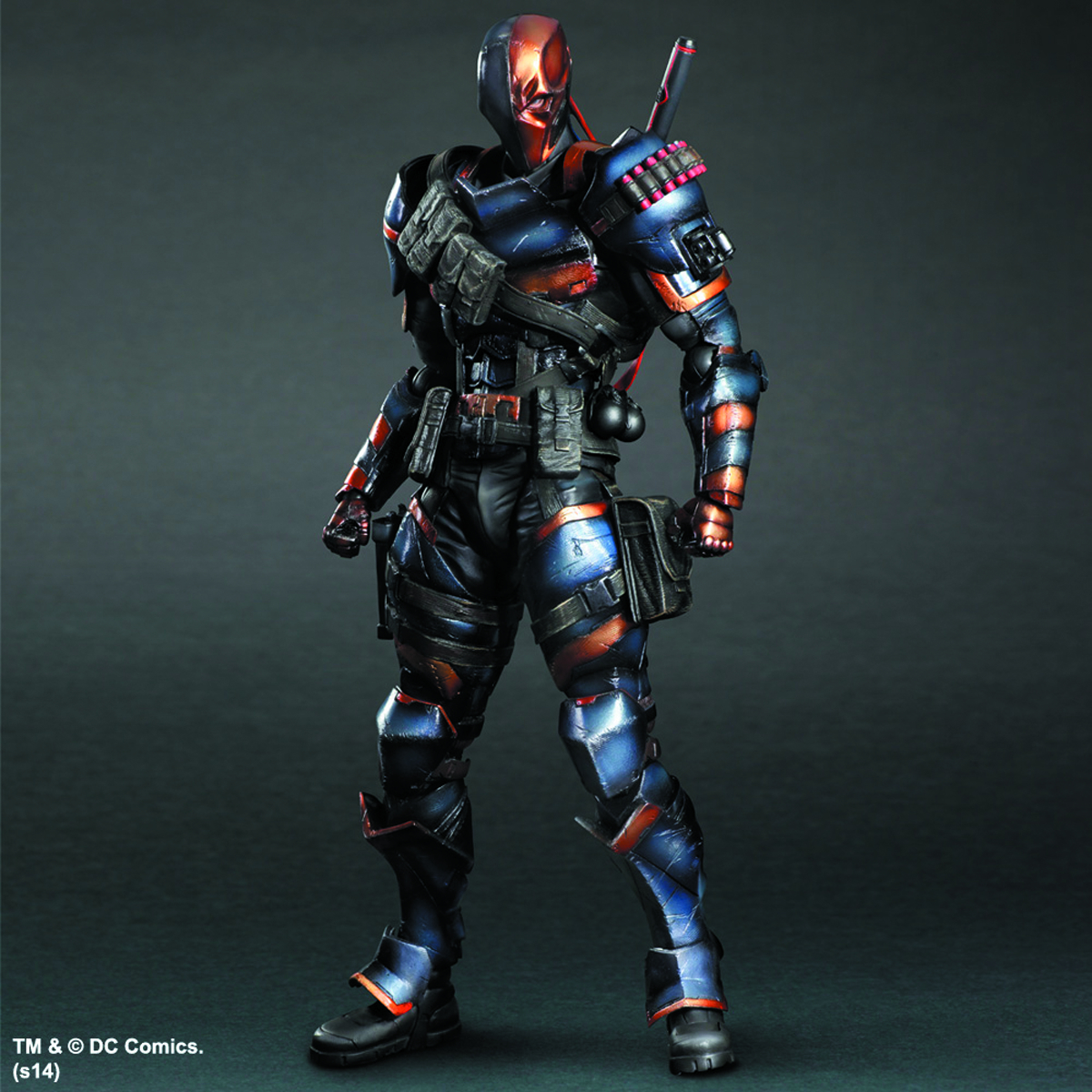 FEB148007 - BATMAN ARKHAM ORIGINS PLAY ARTS KAI DEATHSTROKE - Previews World